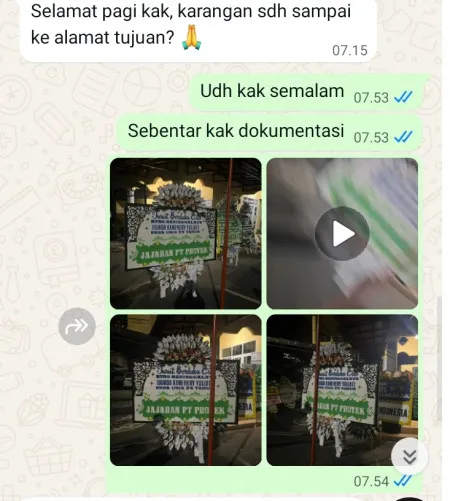 Pengiriman Papan Bunga Selamat Alor