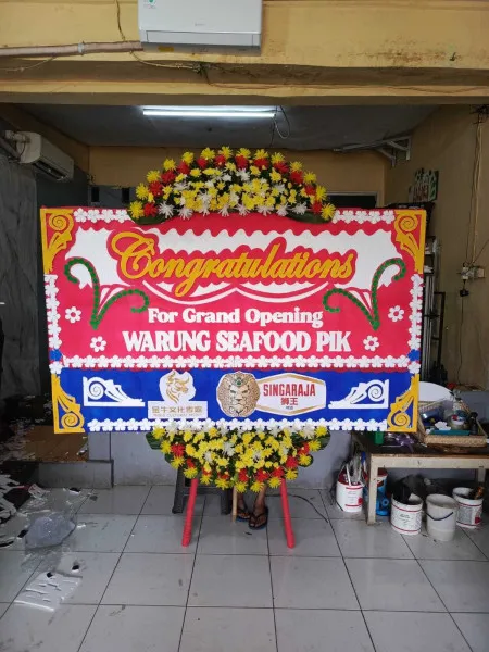 Papan Bunga Ucapan Selamat Alor